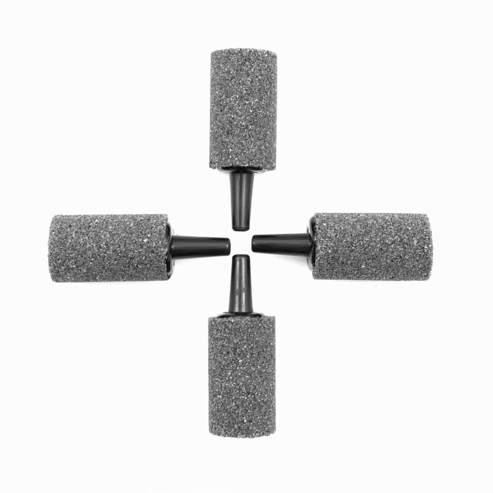HiSin 1" X 0.6" Cylinder Air Stone for Aquarium & Hydroponics [100 Count]