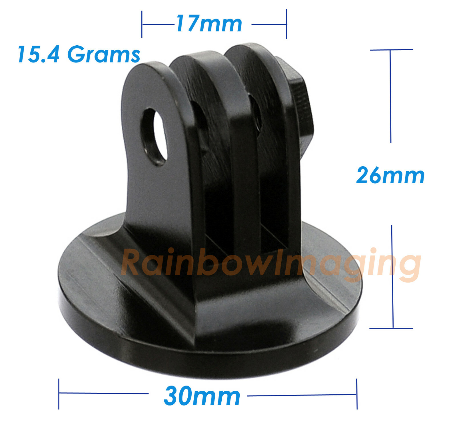 (2 Pcs) CNC Aluminum Metal Tripod Mount Adapter for Gopro Hero 9 8 7 6 5 4 3 3+