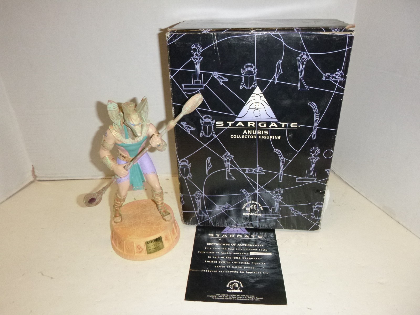 8" scale Anubis collector figurine statue (MWB) Stargate (1994) Applause
