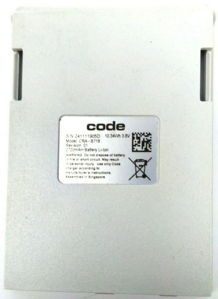 Code CR7018 Battery Barcode Reader 2720mAh 3.8V CRA-B718 Genuine OEM