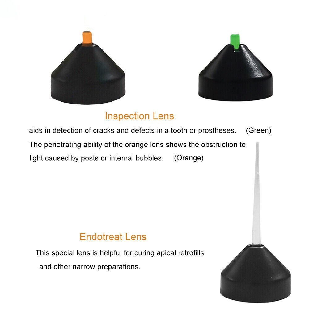 Dental Plastic MultifunctionLight Curing Head Magnetic Pointcure Lamp Point Lens