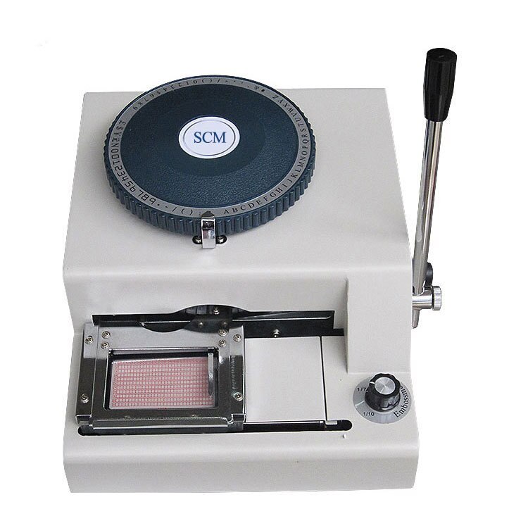 Braille Punching Machine PVC Card Pressure Code Coding Machine 70 Characters