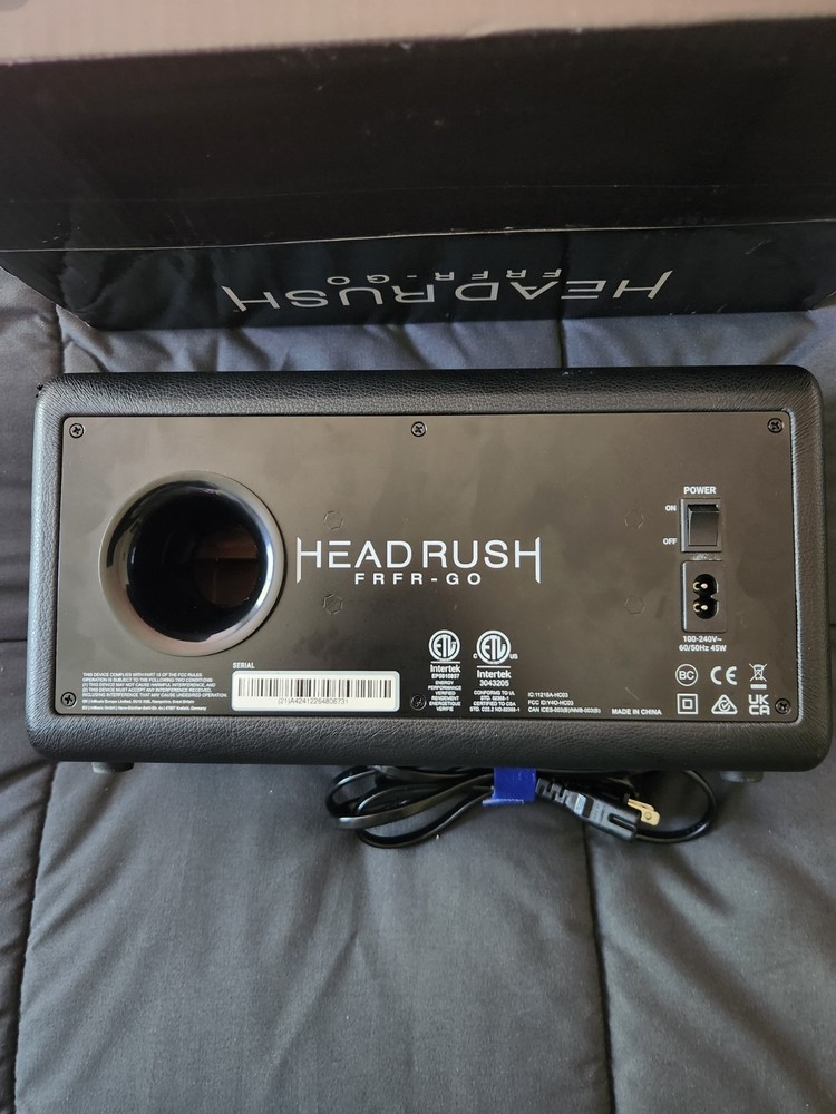 HeadRush FRFR Go 30W Full-Range Flat-Response Rechargeable Amp with Bluetooth