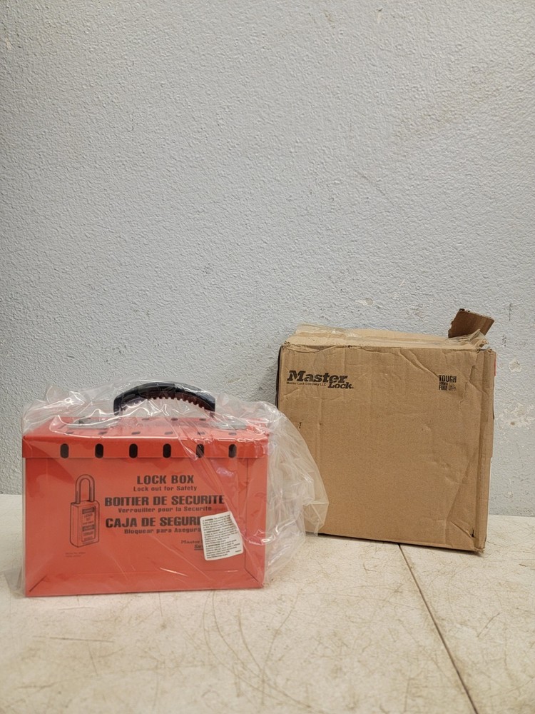 MASTER LOCK 498A Group Lockout Box,12 Locks Max
