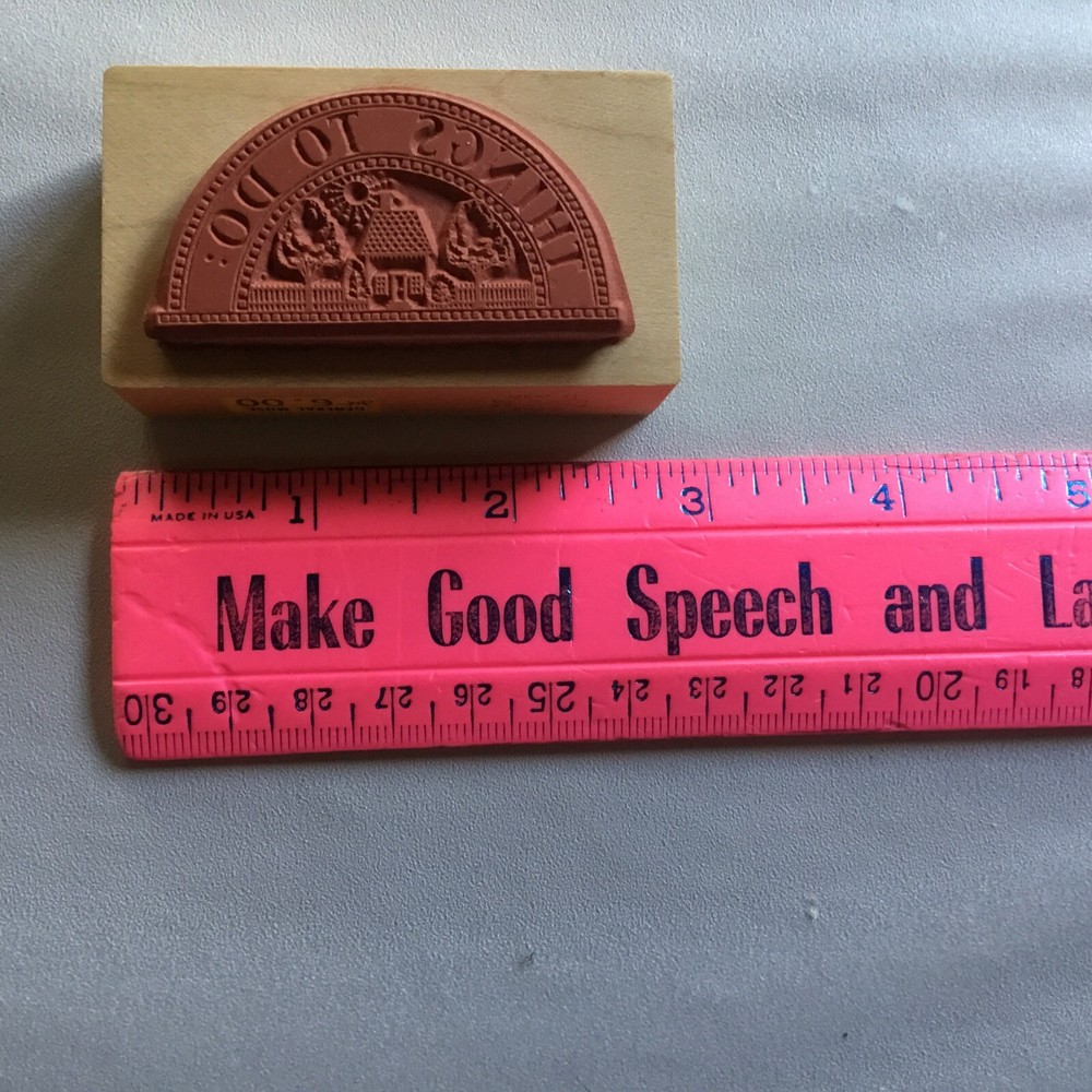 PSX Rubber Stamp Things To Do D-636 “NEW”