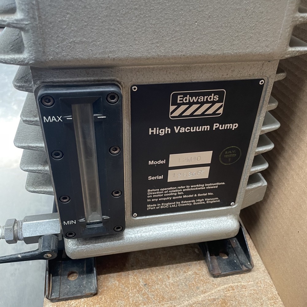 Edwards E2M40 Two Stage High Vacuum Pump