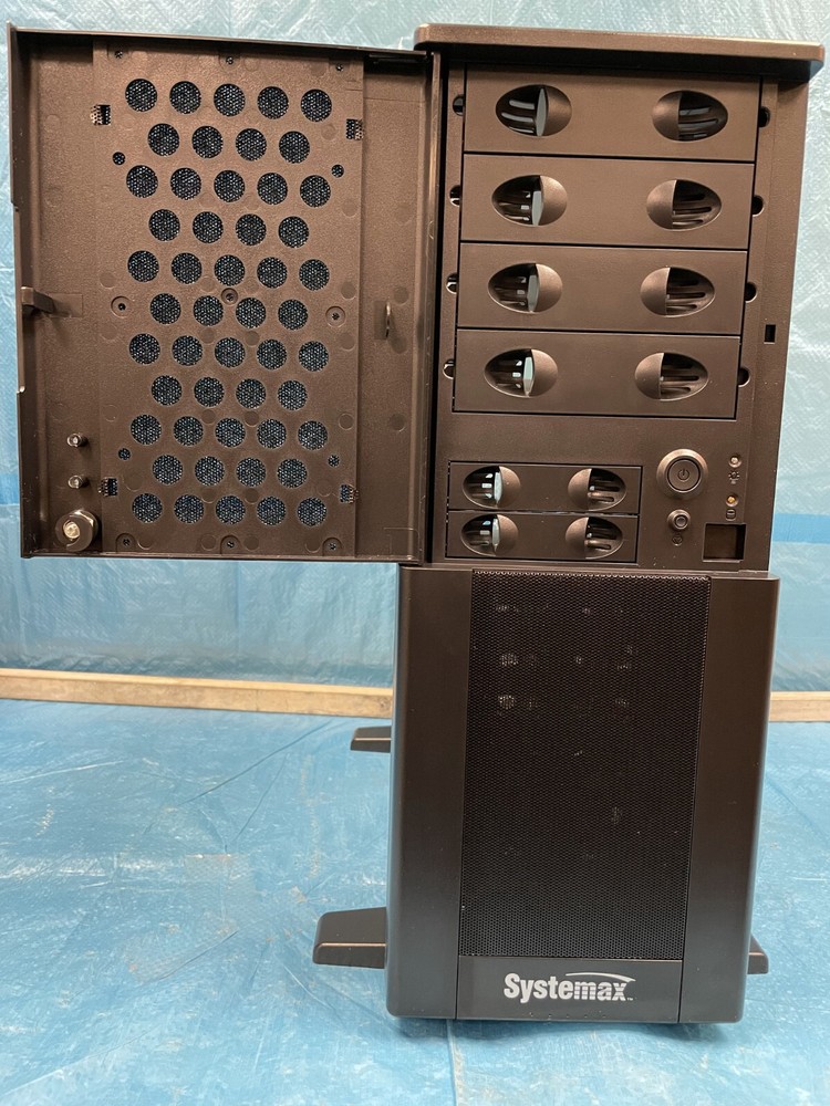 Systemax Chieftec Full Tower Computer Case CX-01B-B-B-U