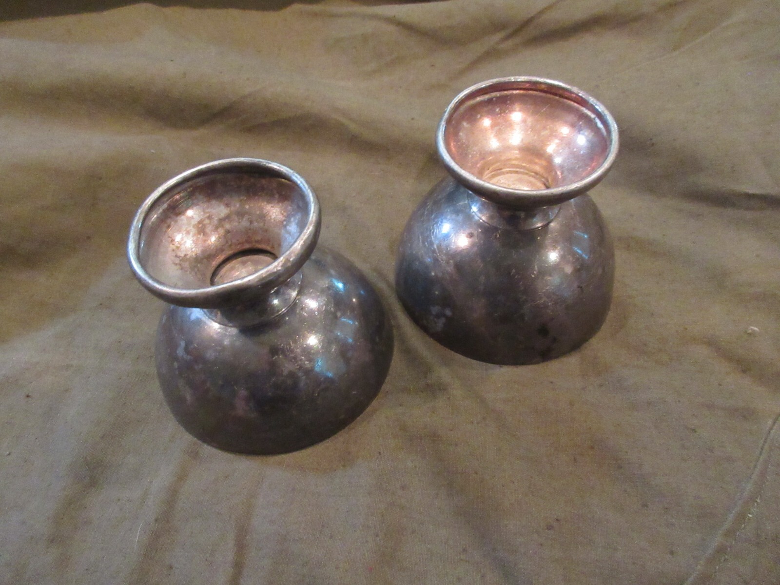 British Army Officers Mess Silver Plated Dessert Cups Bowls Sherbert Ice Cream