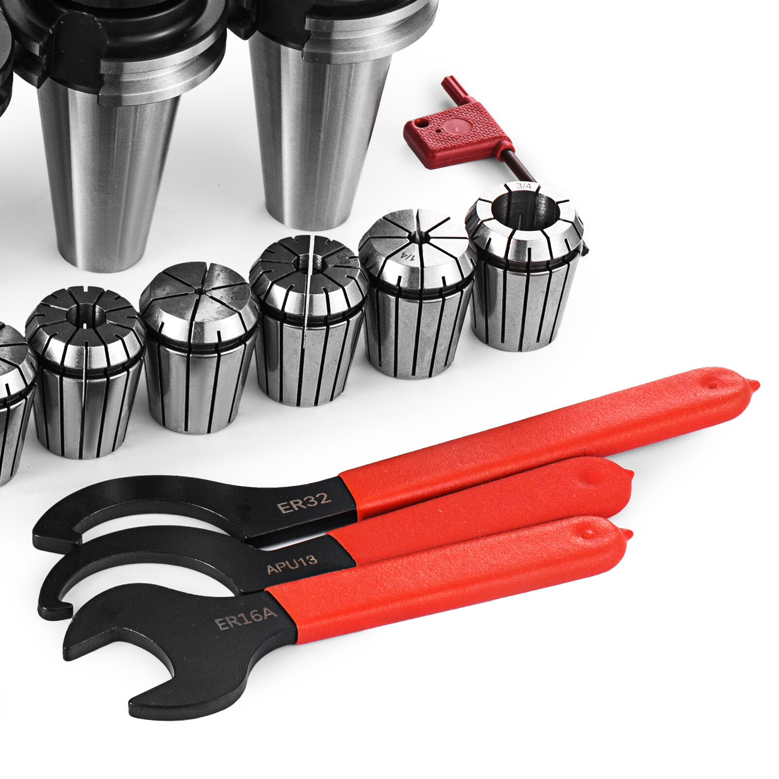 CAT 40 Tooling Kit for Haas Fadal CNC Mill-ER Chuck Collet Holder ER32/16