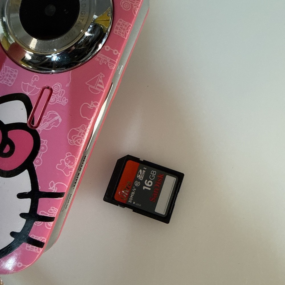 RARE Hello Kitty Camera, Camcorder - Tested and working