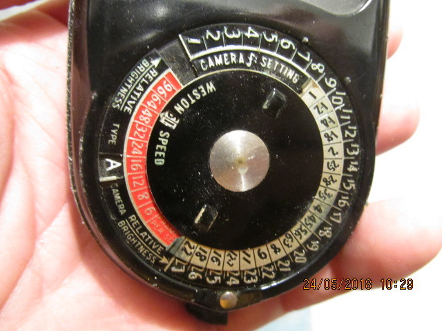 Vtg. Weston Master II Cine Exposure Meter Model 736 Original Box & Instructions