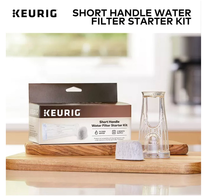 Keurig Short Handle Water Filter - With One Filter - Starter Kit