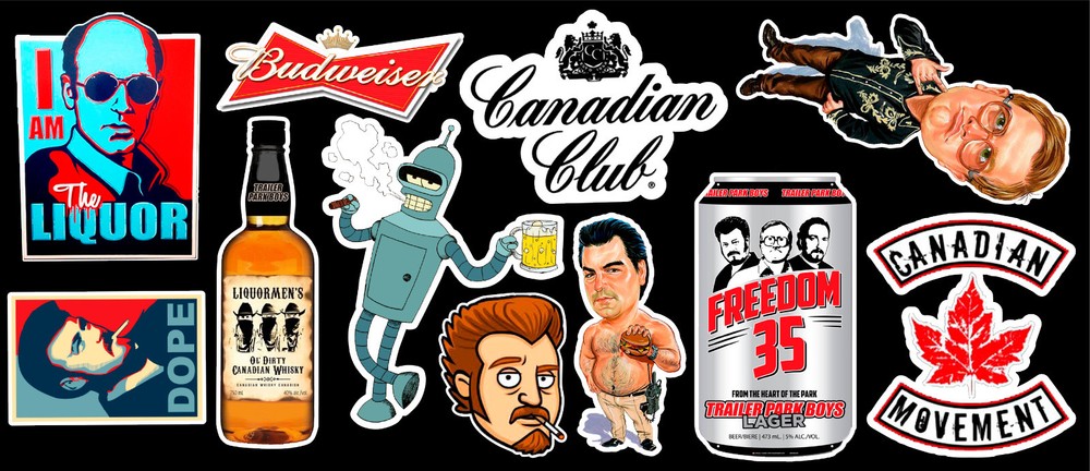 Liquor Vinyl Sticker Pack #1