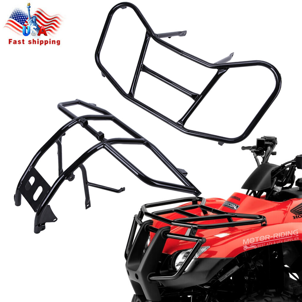 For 2005-2023 Honda Recon 250 TRX250TE TRX250TM Front Bumper Guard& Carrier Rack
