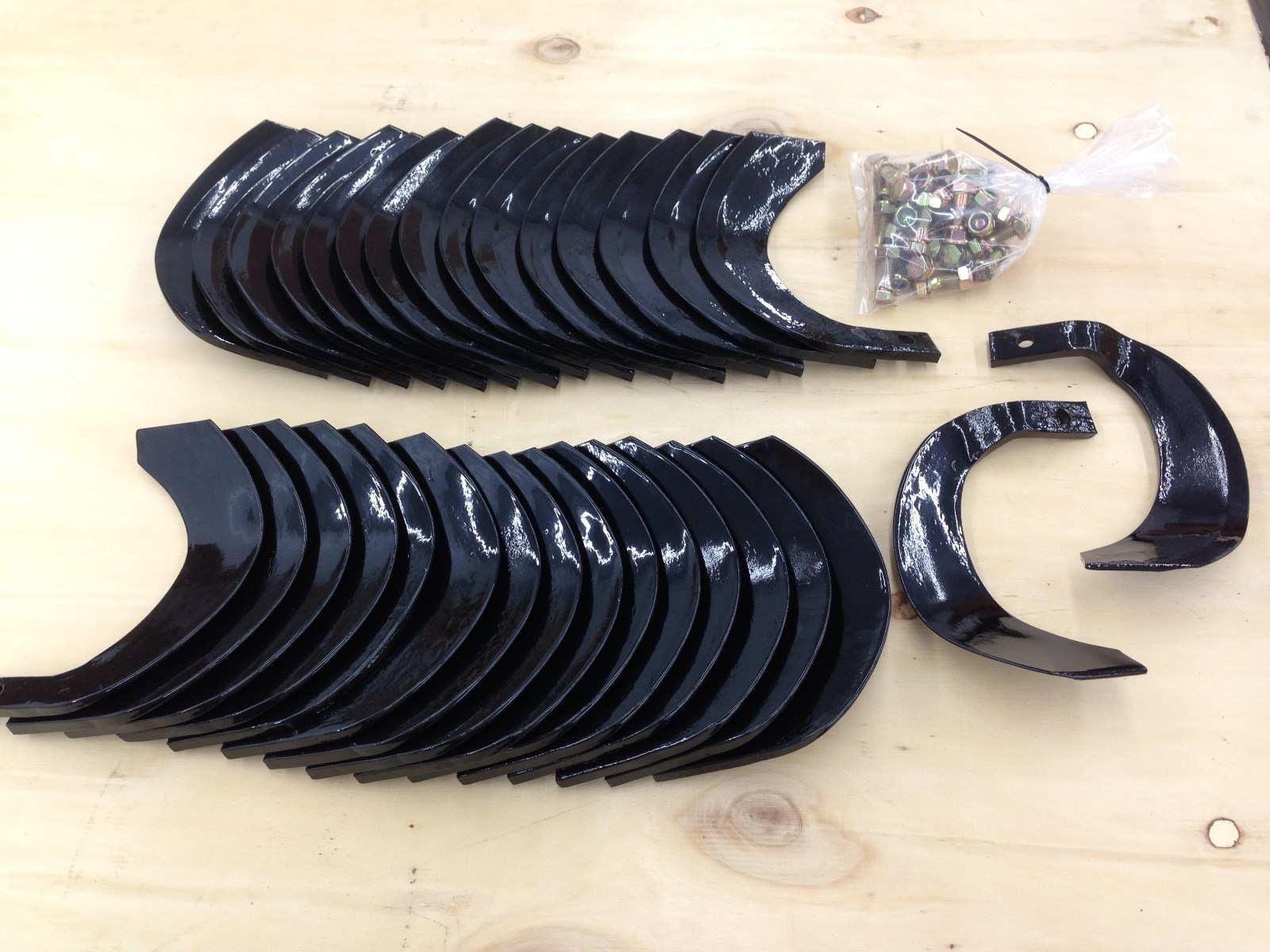 rotary tiller tines or blades yanmar 1200 or 1300 uses 10 mm bolt 32 quantity