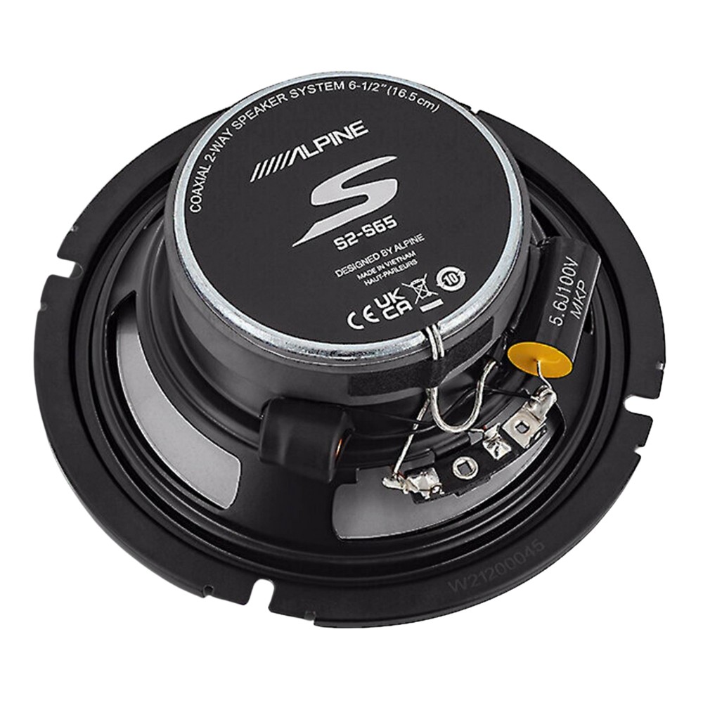 Open Box Alpine S2-S65 S-Series 6.5" 2-way Coaxial Speakers
