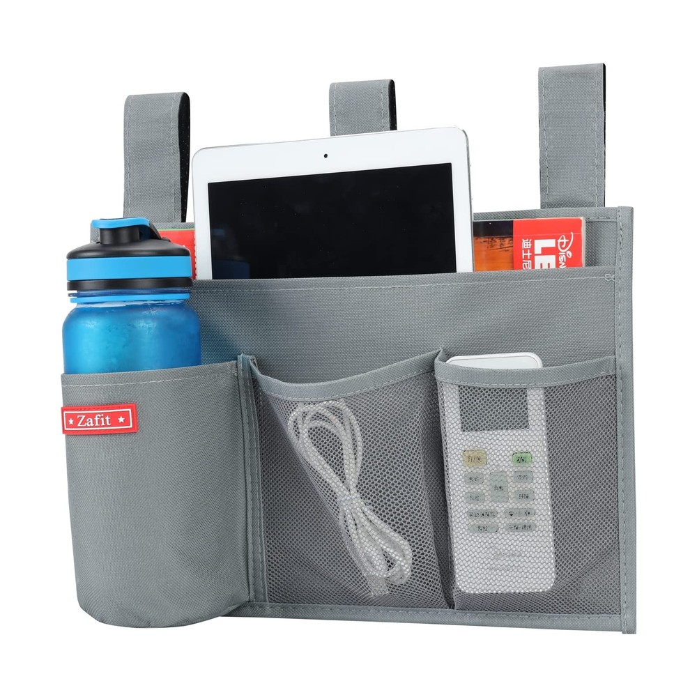 Hanging Bedside Caddy Storage Organizer for Magazine Phone Remote control (4