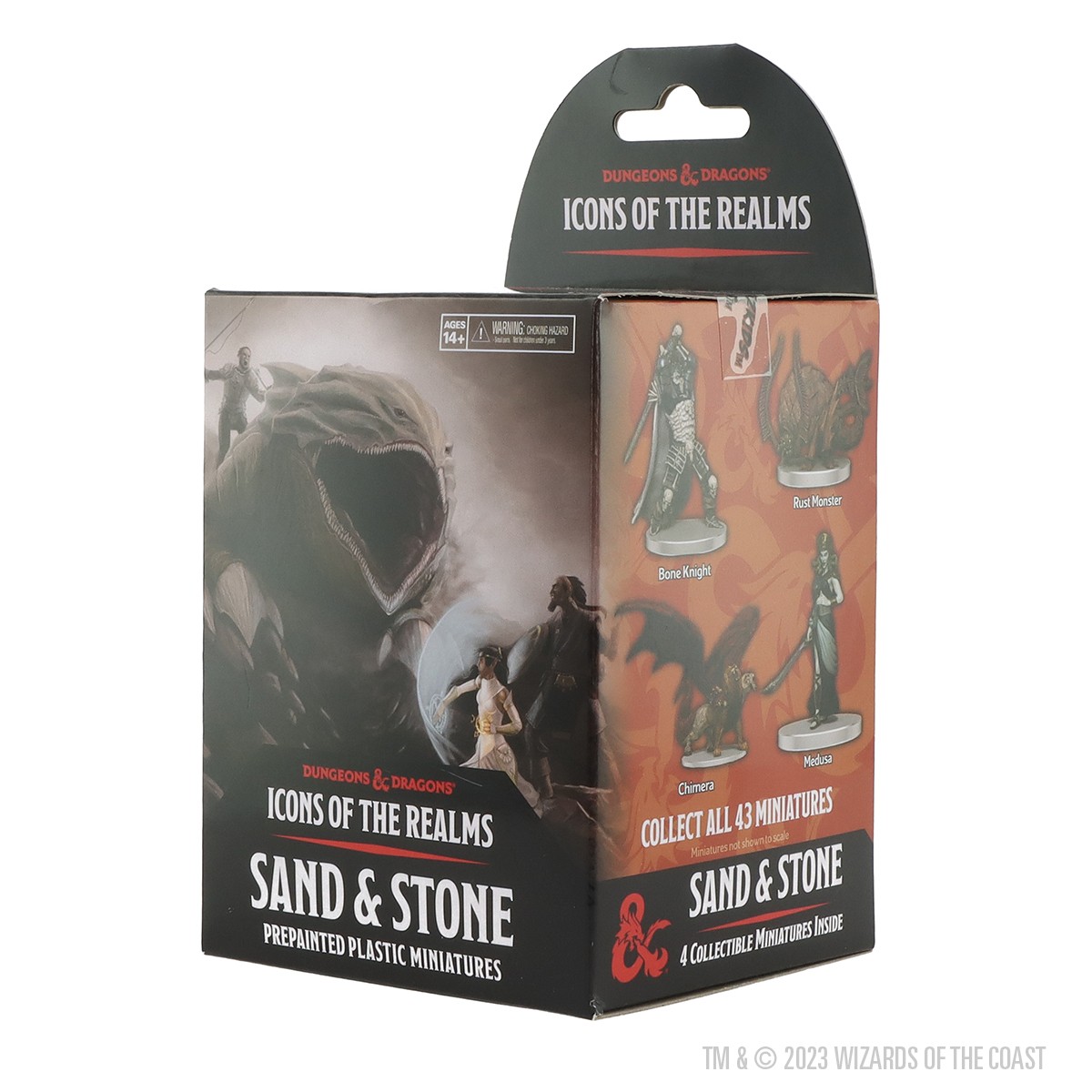 D&D Icons of the Realms Sand & Stone 8 ct Booster Brick