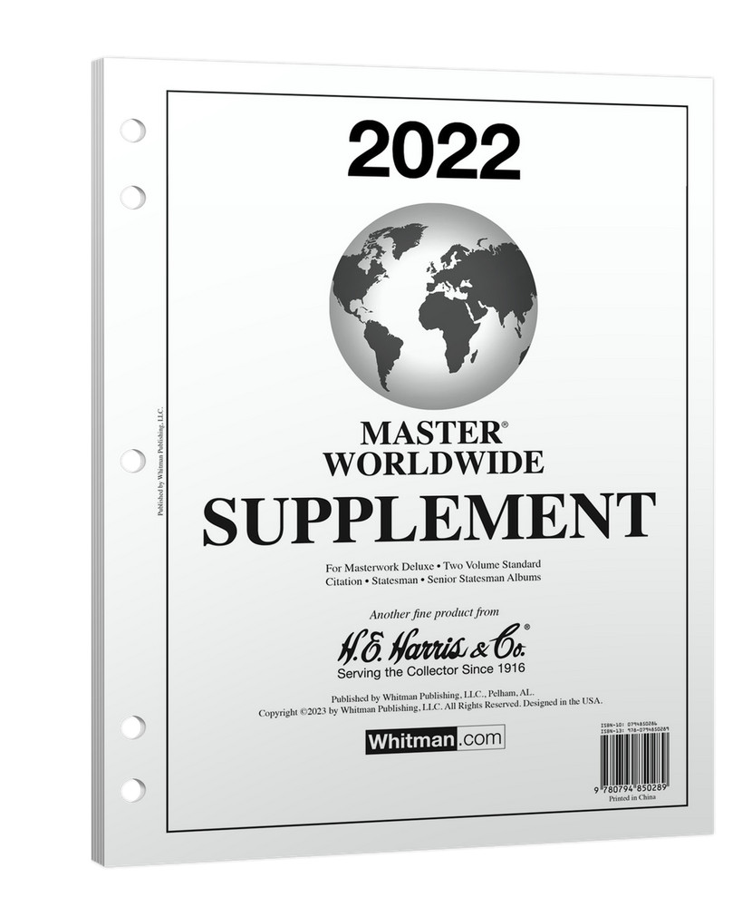 H.E. Harris 2022 Master Worldwide Stamp Supplement