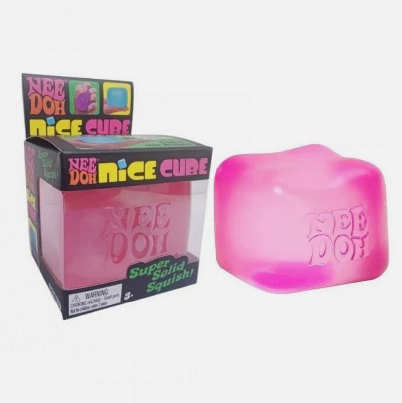Schylling Needoh Nice Cube Sensory Toy with a Super Solid Squish