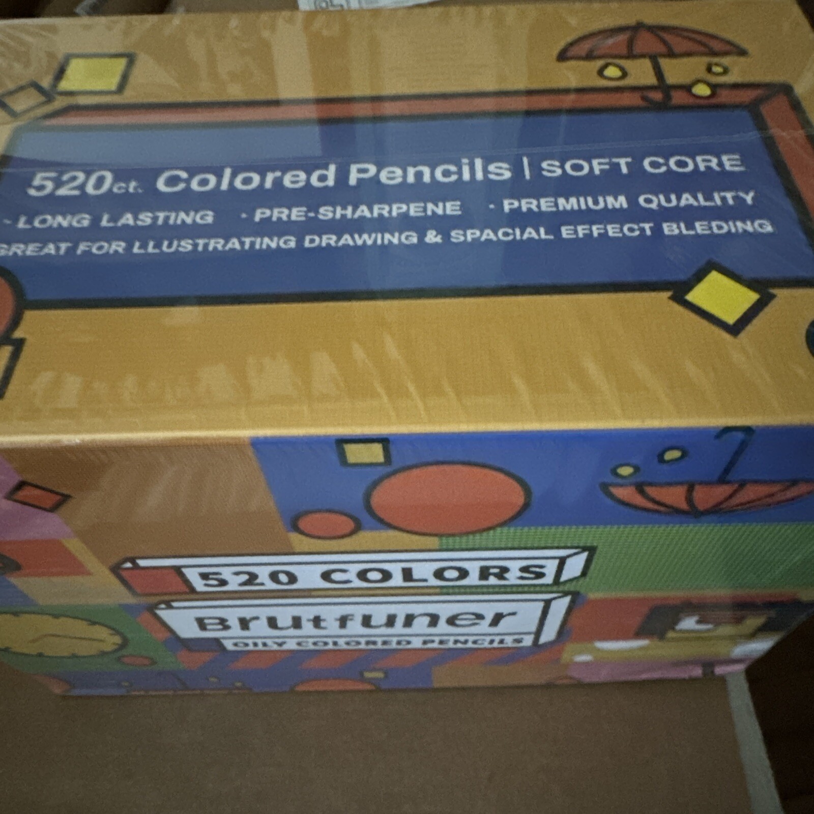 520 Brutfuner Oil-based Colored Pencils NEW Shipping Included