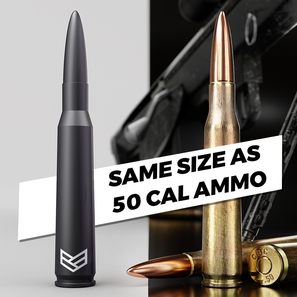 RONIN FACTORY 50 CAL BULLET ANTENNA CHEVY SILVERADO ANTI-THEFT