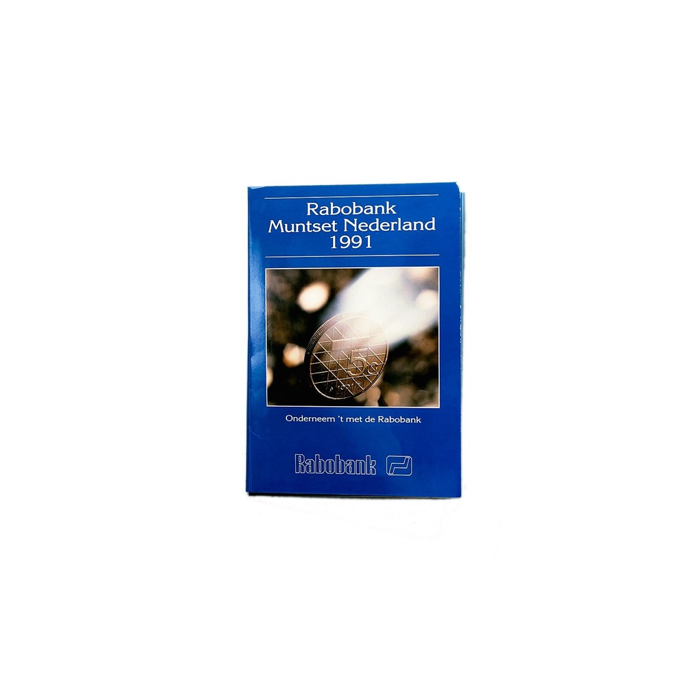 Netherlands 1991 coins Rabobank Mintset in folder