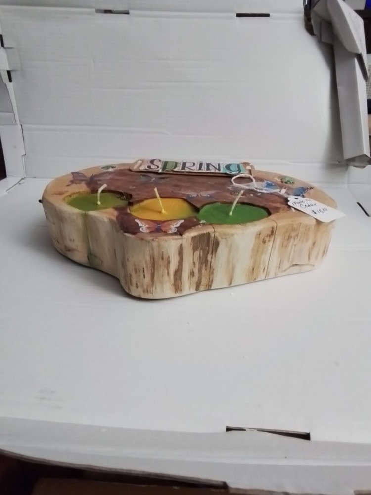 DIY HAND PAINTED DESIGNS ON CEDAR