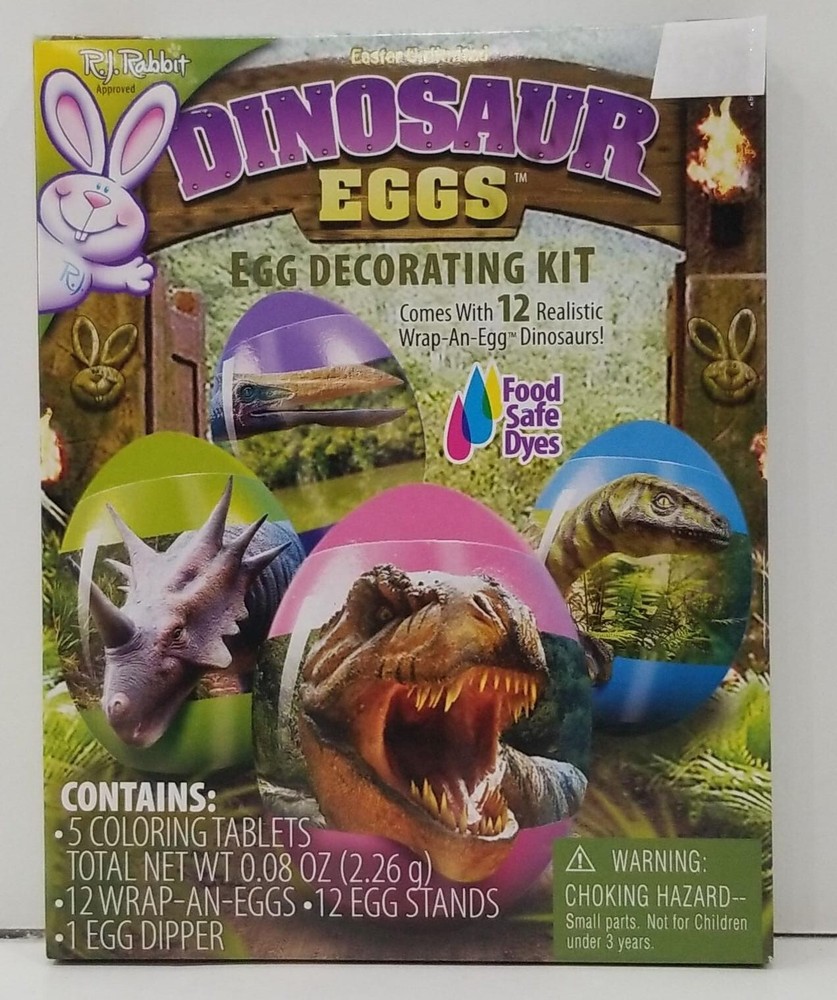 R.J Rabbit Easter Unlimited Dinosaur Egg Decorating Kit