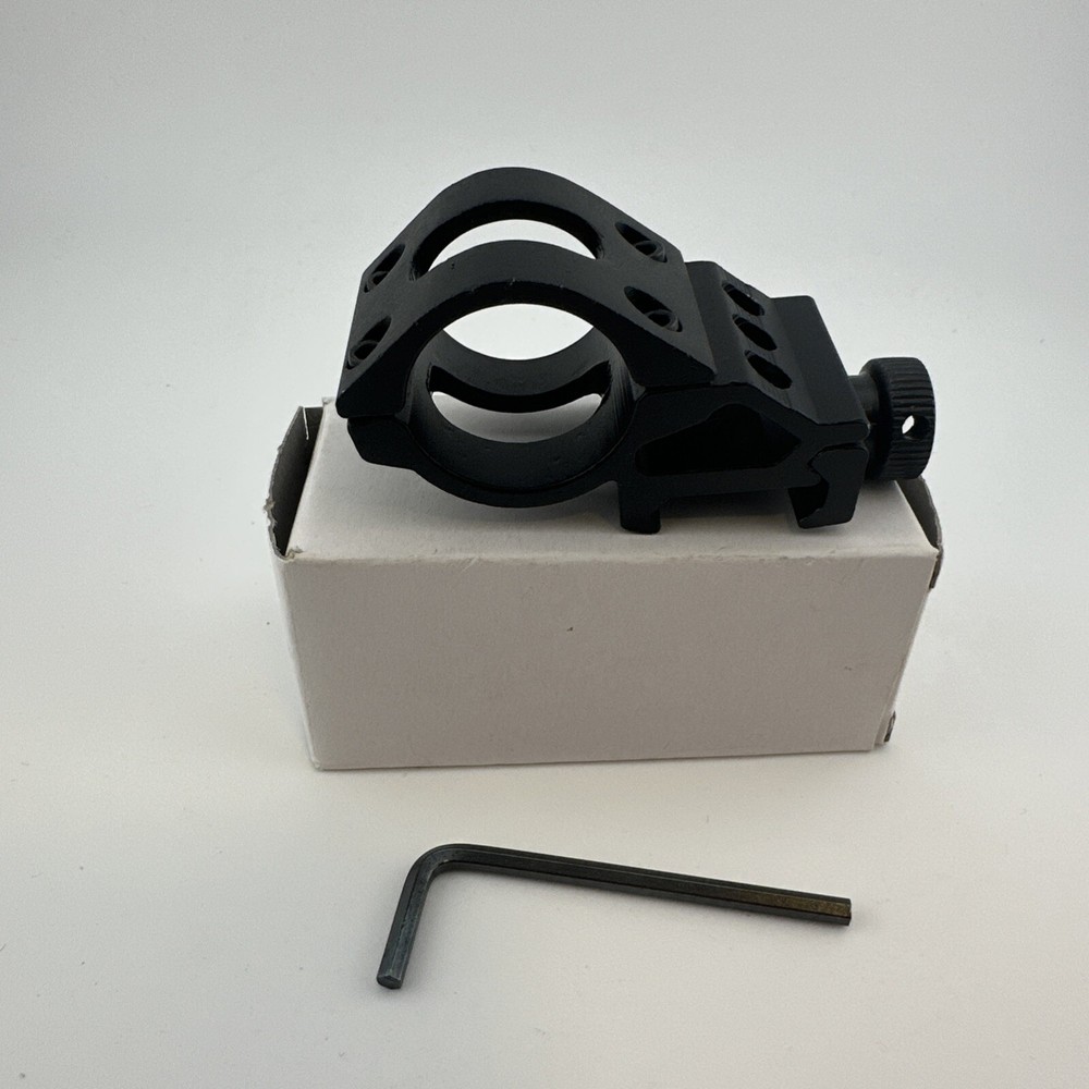 1" Offset Scope Ring 45 Degree with 20mm Rail Mount for Scopes Laser Flashlight