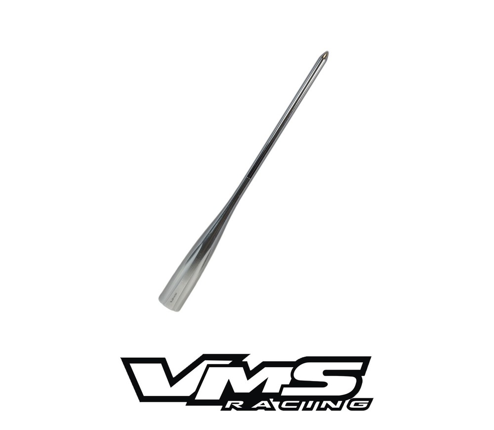 VMS RACING 9" SILVER SPIKED ANTENNA FOR HARLEY DAVIDSON ROAD GLIDE