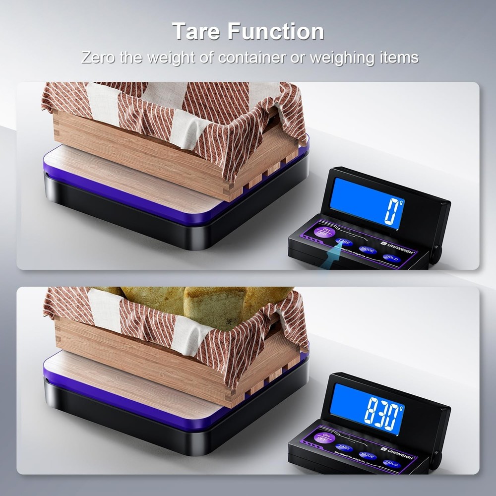 Digital Wireless Shipping Postal Scale 110lbs/0.1oz Accurate,Foldable LCD,Pac...