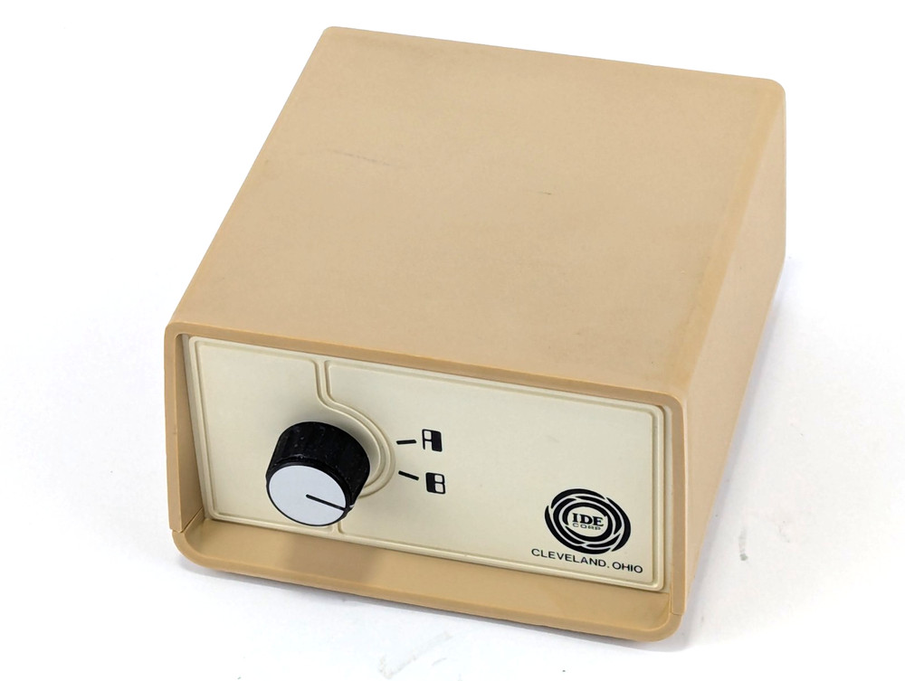 Super Cool - Vintage RS-232 / Parallel Data Switch Box! IDE Corp - Full Wiring