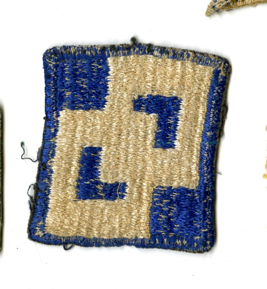 2nd Service Command White Back Patch New York New Jersey