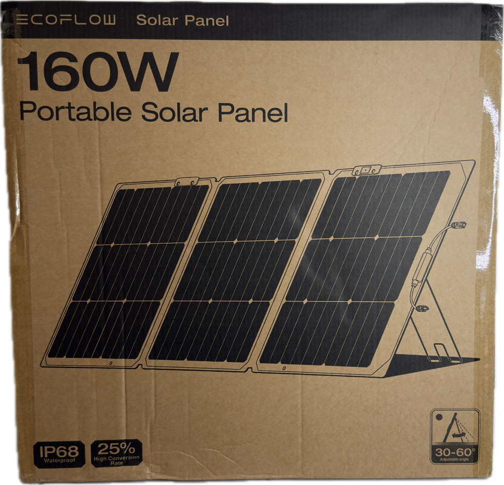 EcoFlow 160W Portable Solar Panel Foldable (New in Box/Unused)