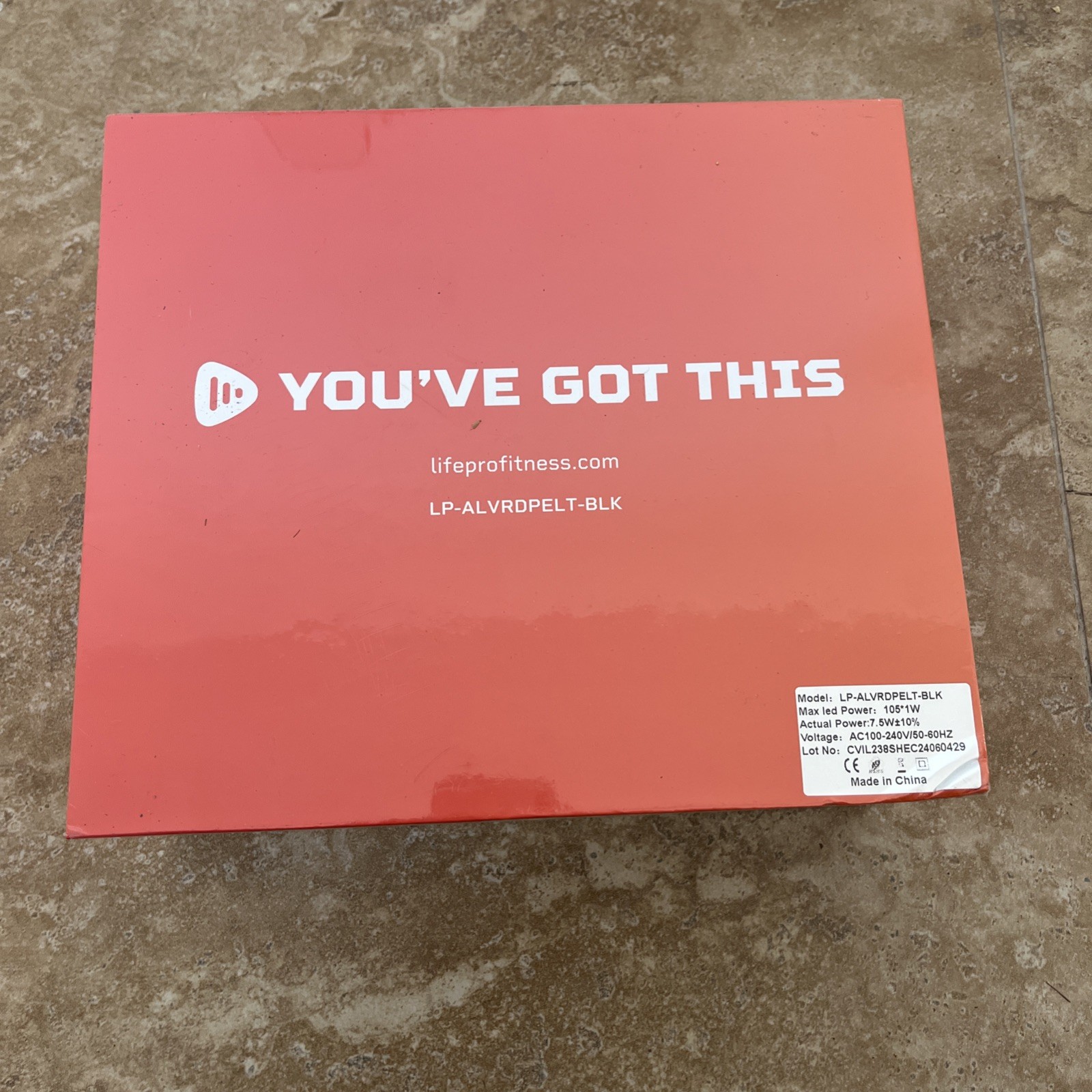 LIFEPRO ALLEVARED PRO ELITE RED LIGHT THERAPY BELT - BLACK