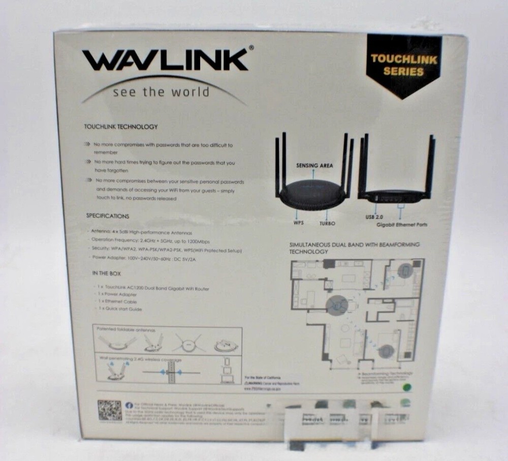 Wavlink Wireless-AC 1200 Gigabit Router
