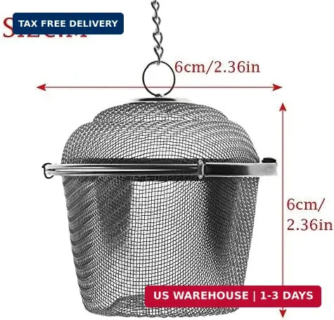 Practical Mesh Filter Reusable Spice Strainer Stainless Steel(M)
