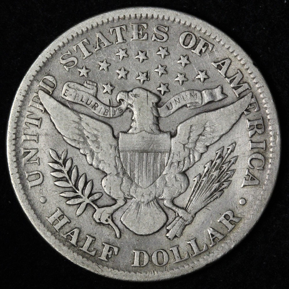 1893 Barber Silver Half Dollar VF E345 ORHV