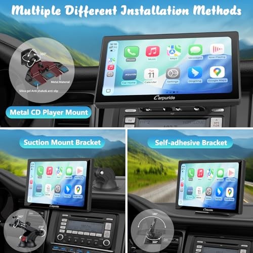 W901 Pro with Wireless Bluetooth Transmission Portable Carplay & Android Auto