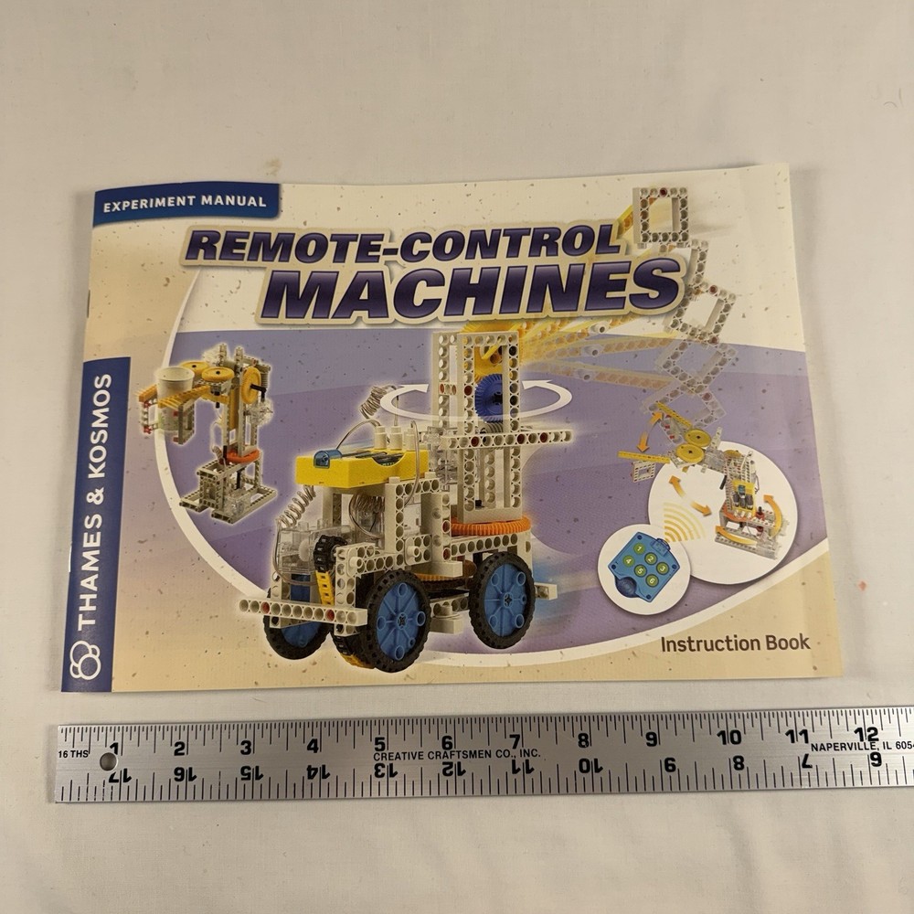 Thames and Kosmos Remote Control Machines Construction Kit Replacement Manual