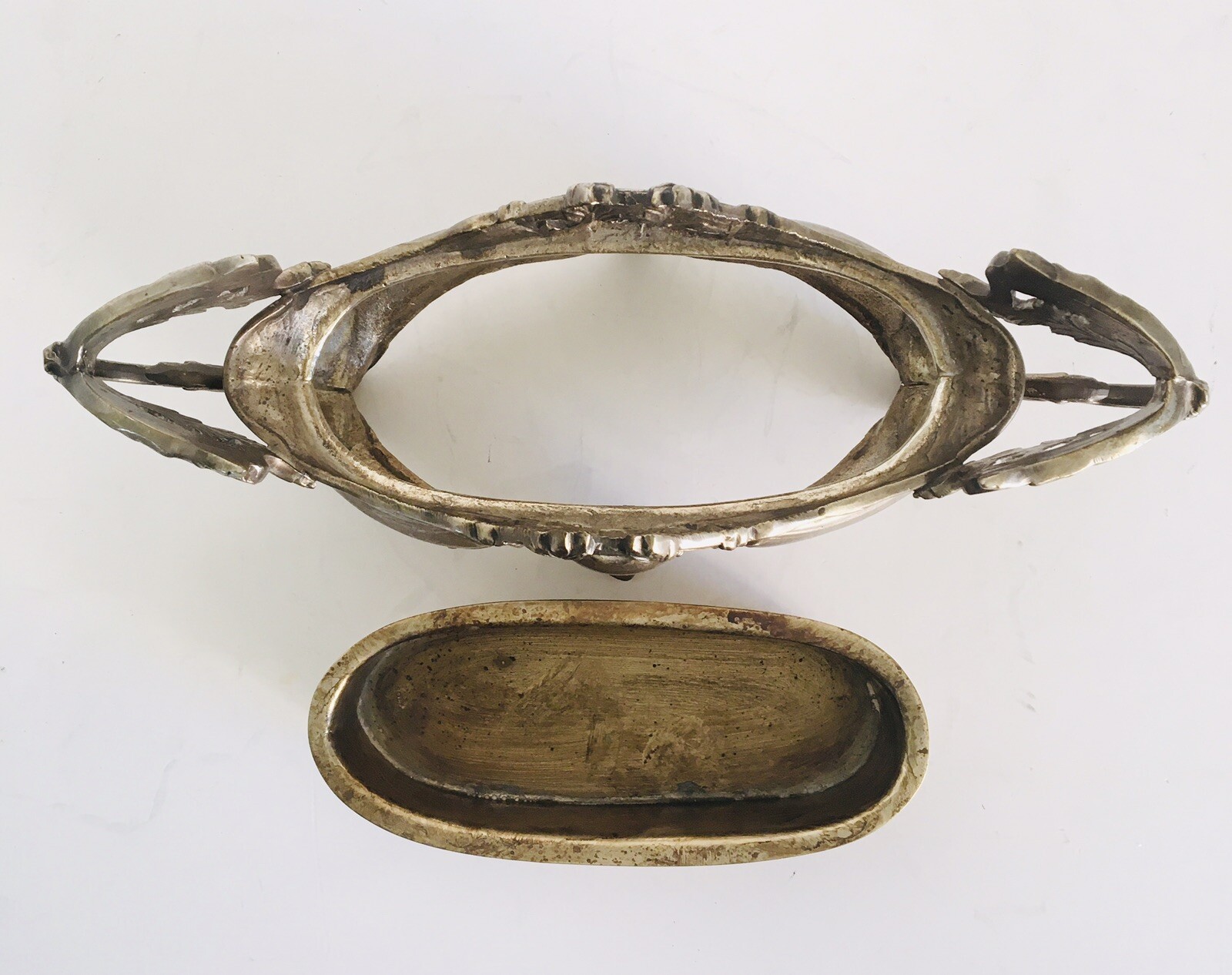 Louis XV Silver Plate Jardiniere with Liner