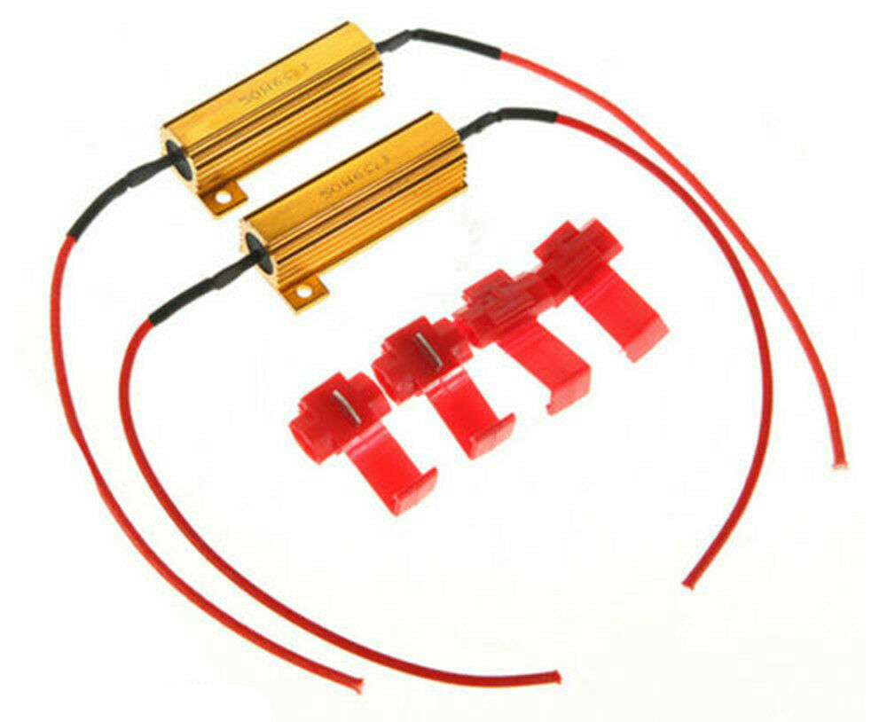 2x Load Resistor 50W 6RJ 6ohm LED Decoder FIX Hyper Flash Turn Signal Blinker
