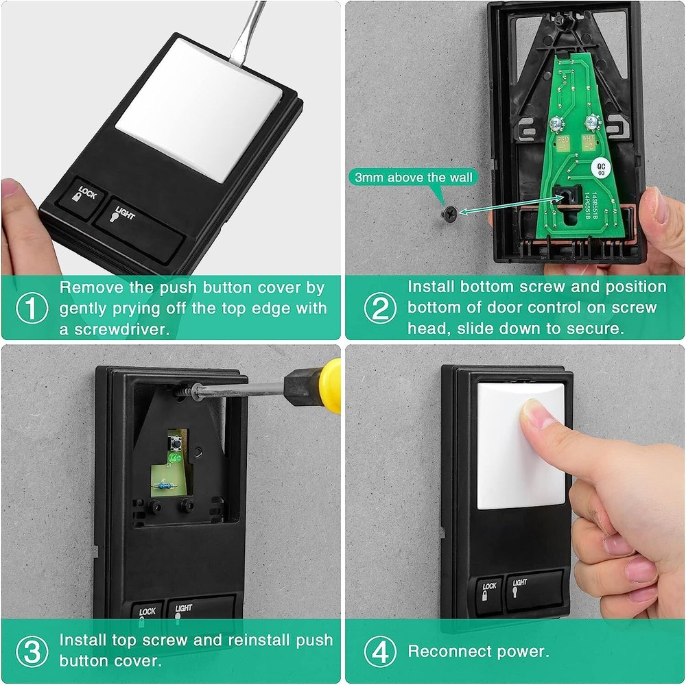 1/2PC For LiftMaster 378LM 041A6345-1 Security+ Wireless Wall Control Panel Comp