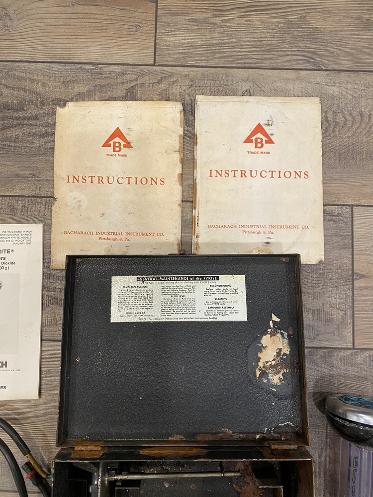 Bacharach Fyrite Co2 Gas Analyzer Kit
