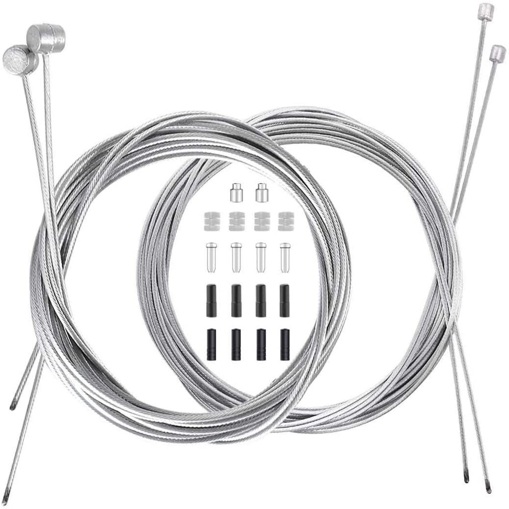 Bike Brake & Shifter Cable Set Complete Inner Replacement Kit for Mountain
