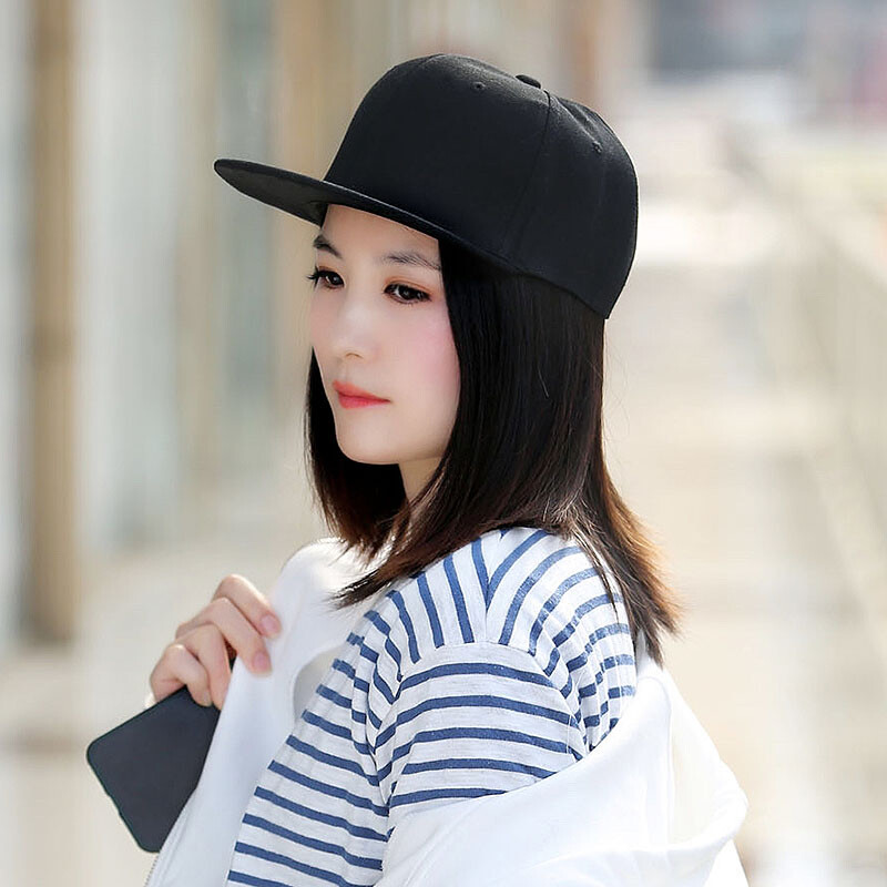 Snapback Hat Flat Baseball Cap Trucker Solid Plain Blank Men Womens Hip Hop Army