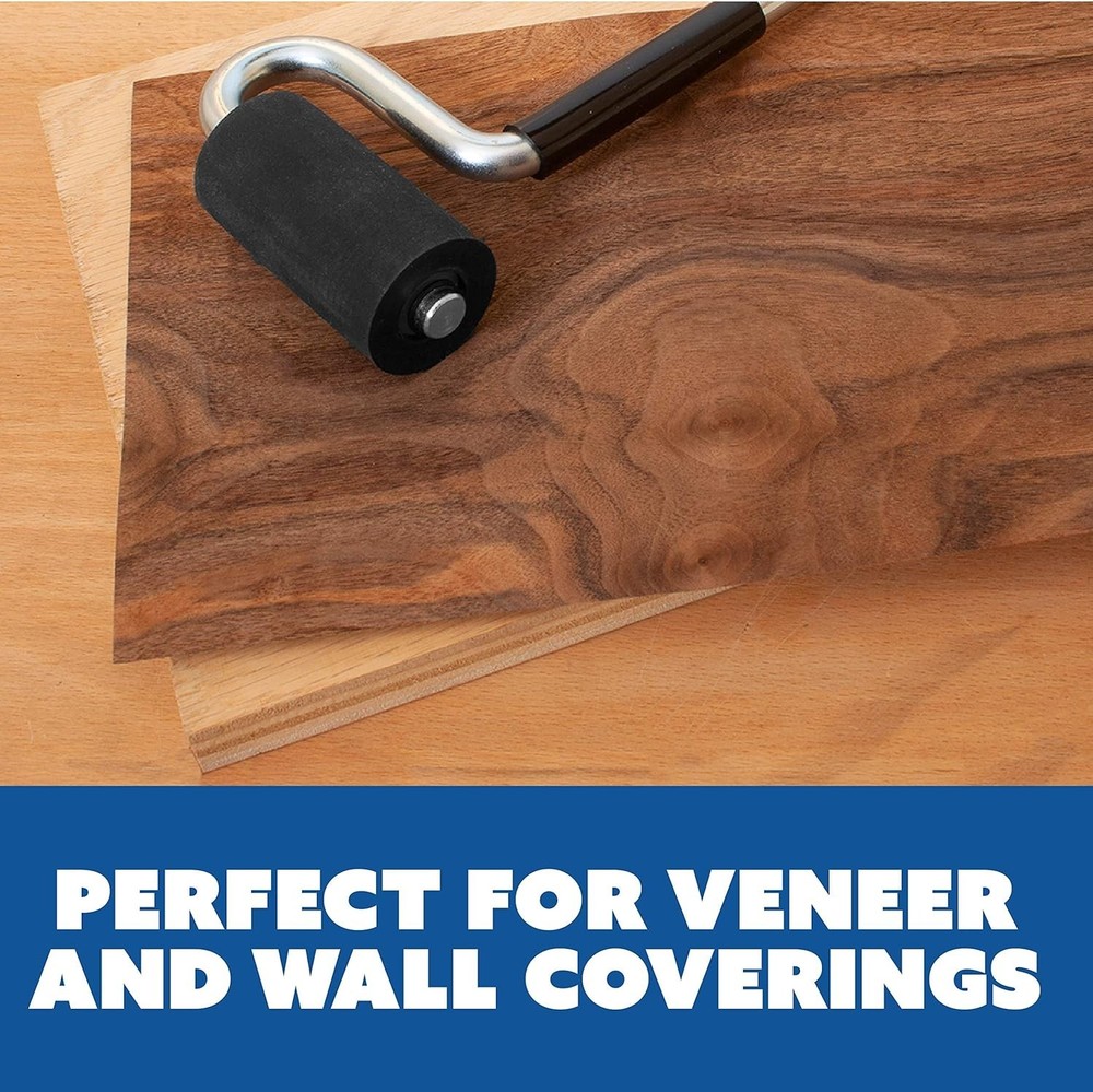 Durable 1-1/2” Diameter J Roller for Maximum Pressure on Veneers & Laminates