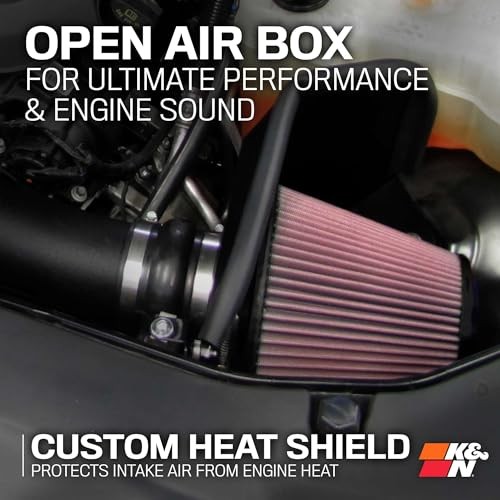 Cold Air Intake System: High-Flow Air Filter, Increase Performance Roto-molded