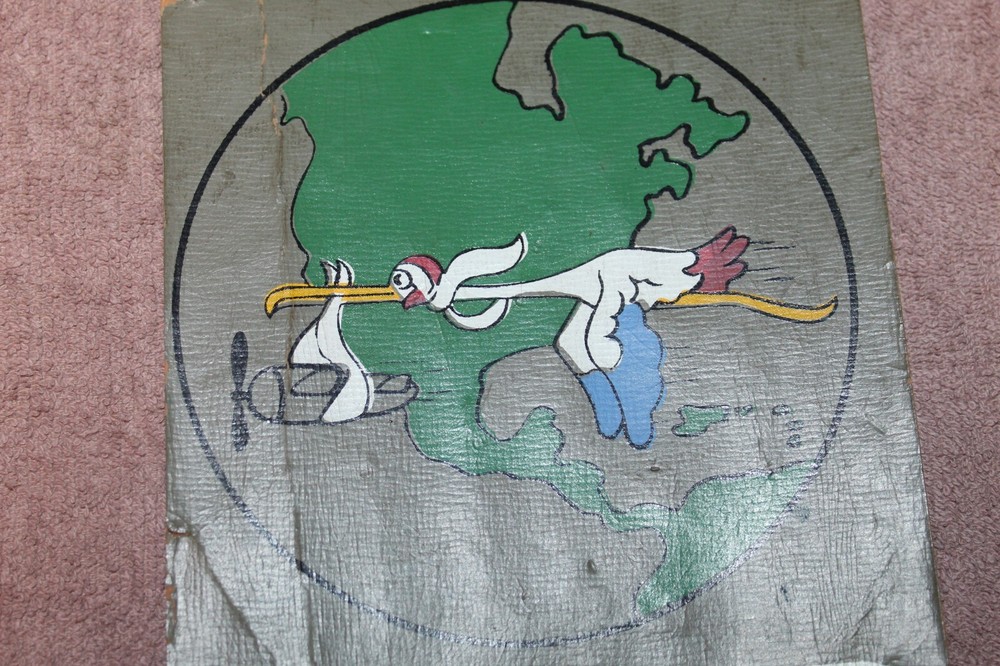 Original WW2 U.S. Army Air Forces Hand Painted "Test Pilot" Unit Insignia